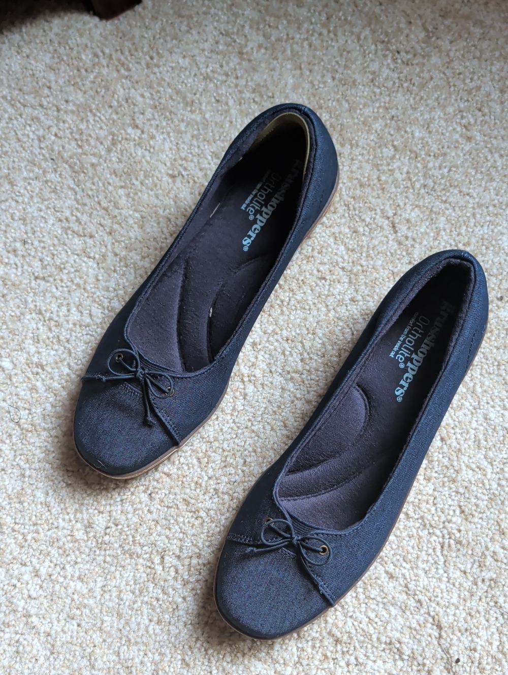 Grasshoppers Ortholite Navy Wedge Shoes 7.5